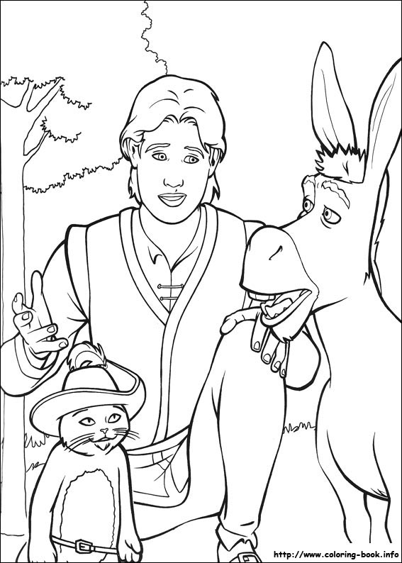 Shrek kolorowanki
